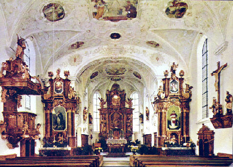 St. Martin, Batzenhofen,  Innenansicht